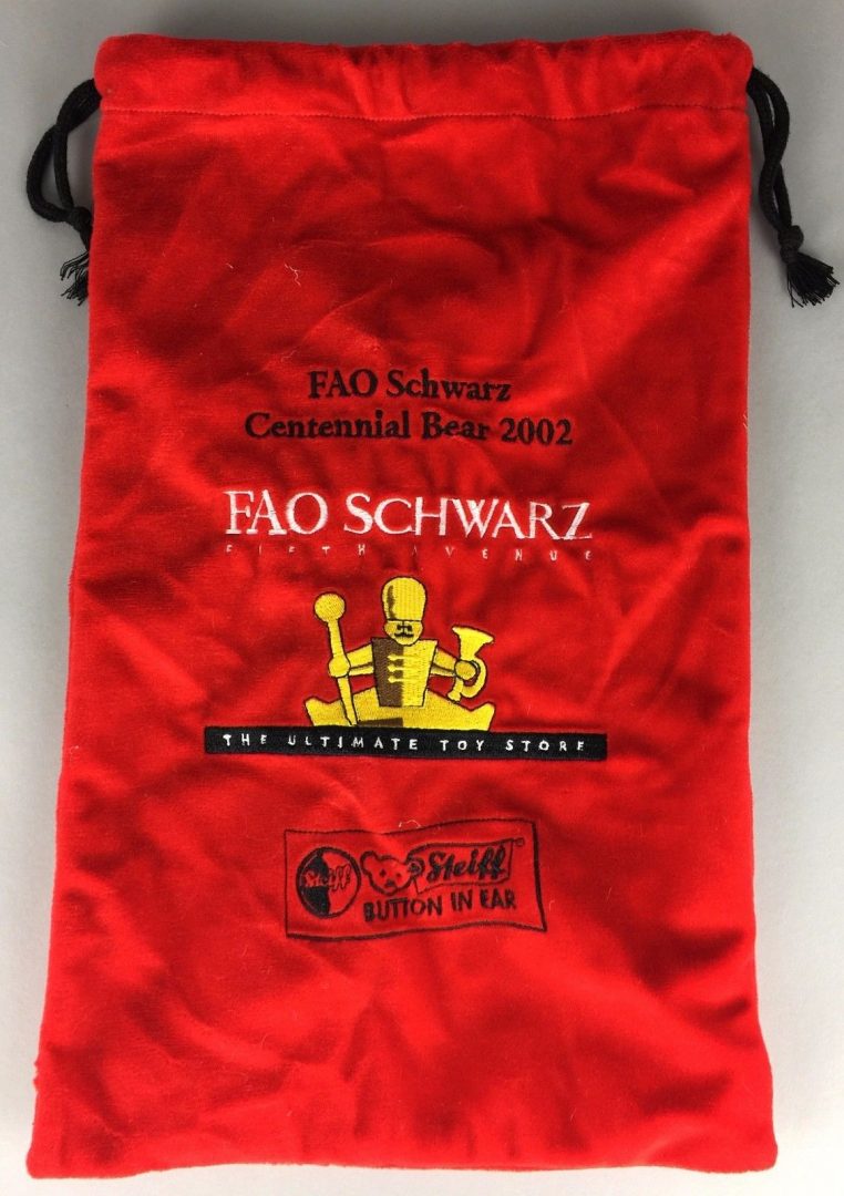 STEIFF 'FAO SCHWARZ CENTENNIAL BEAR 2002' LIMITED EDITION MOHAIR EXHIBITION TEDDY 666797