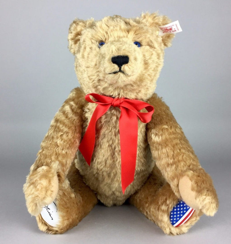 STEIFF 'GOLDEN BEAR' LIMITED EDITION JACK NICHOLAS US OPEN TEDDY & COA