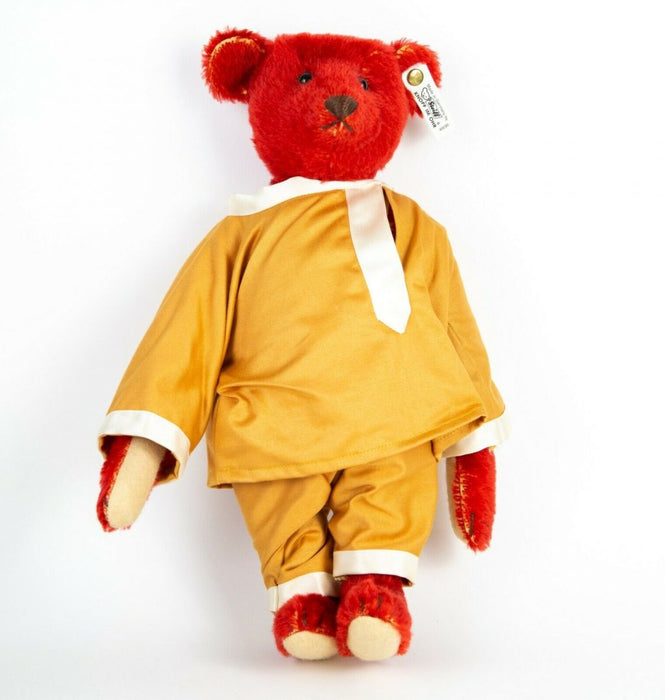 STEIFF -LARGE ALFONZO, 1908- LIMITED EDITION RED MOHAIR TEDDY BEAR 406195, BOXED