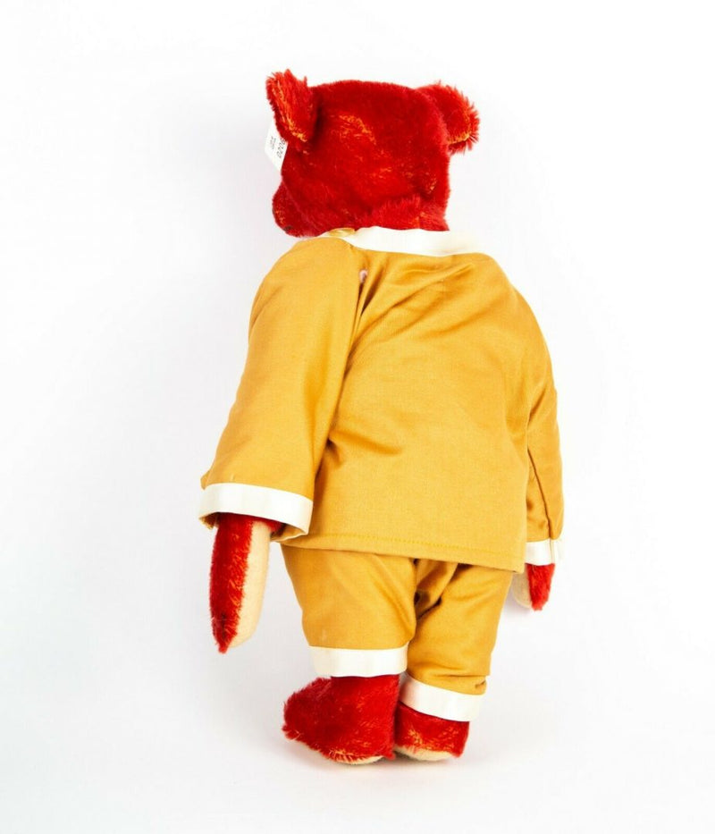 STEIFF -LARGE ALFONZO, 1908- LIMITED EDITION RED MOHAIR TEDDY BEAR 406195, BOXED