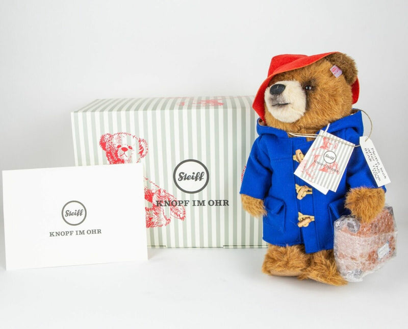STEIFF -PADDINGTON BEAR- 2021 LIMITED EDITION TEDDY SUITCASE 691041, BOXED &amp; COA