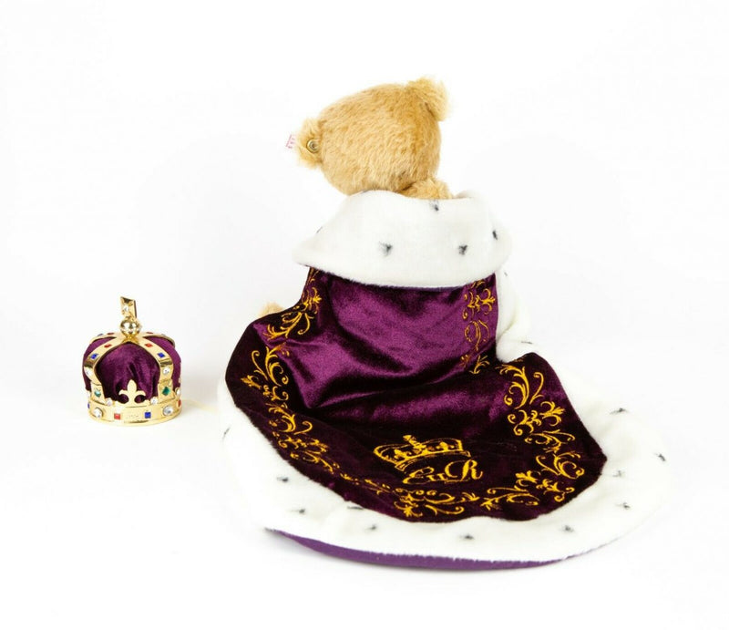 STEIFF -QUEEN ELIZABETH II, CORONATION- LIMITED EDITION TEDDY BEAR 664359, BOXED