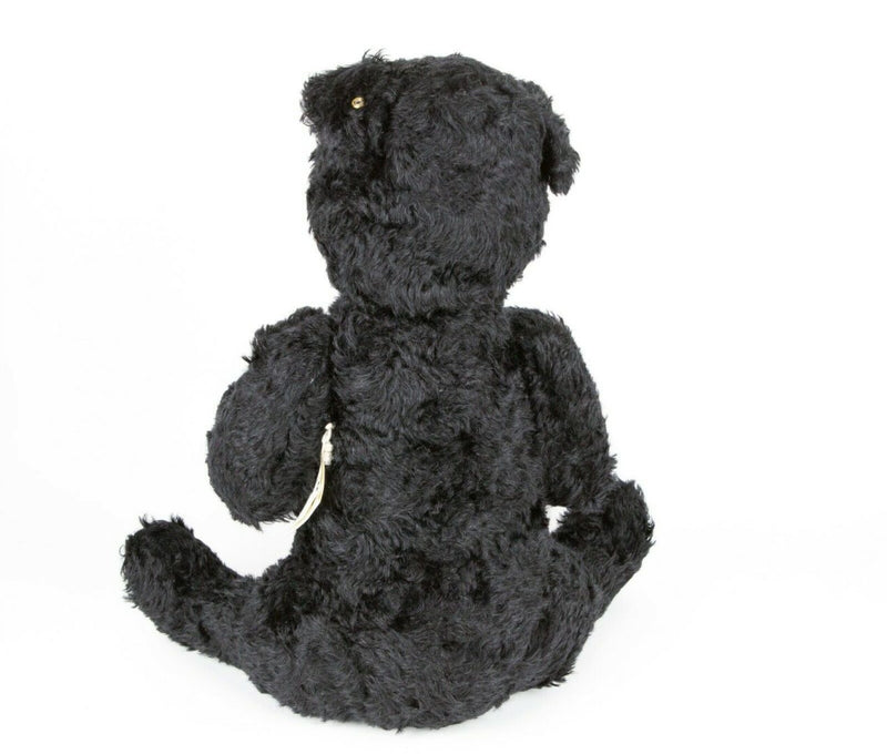 STEIFF -WINNIPEG- LARGE DANBURY MINT LIMITED EDITION BLACK TEDDY BEAR 664618 & COA
