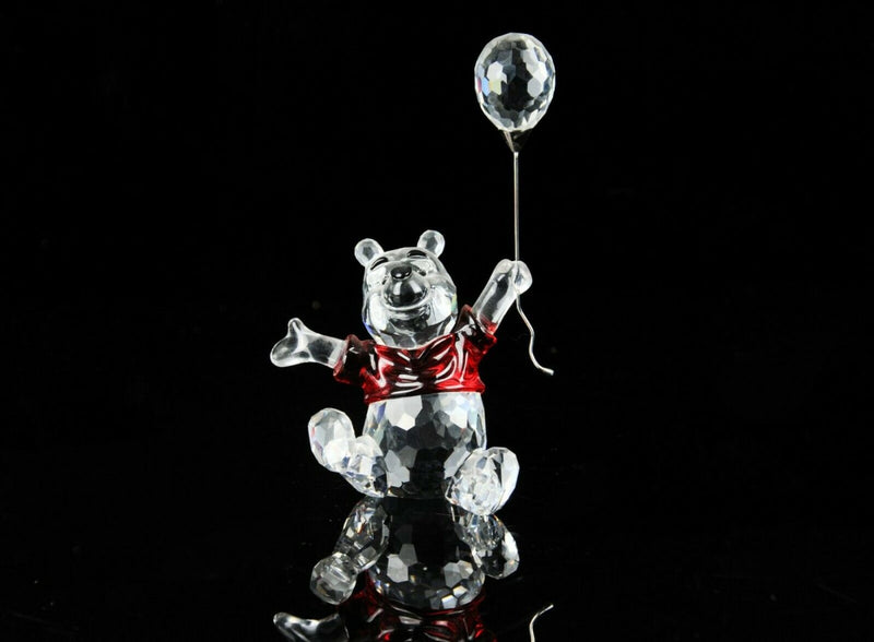 SWAROVSKI -WINNIE THE POOH WITH BALLOON- DISNEY FIGURE ORNAMENT 905768, BOXED