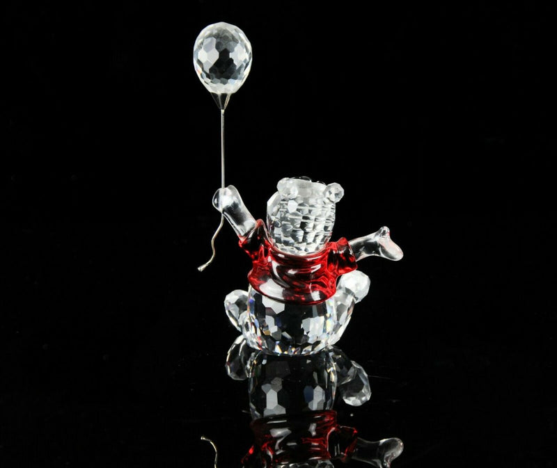 SWAROVSKI -WINNIE THE POOH WITH BALLOON- DISNEY FIGURE ORNAMENT 905768, BOXED