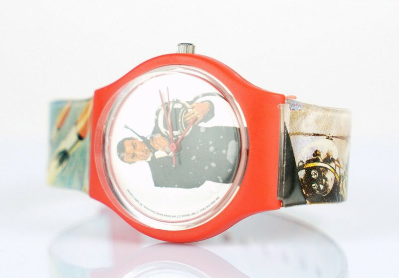 SWATCH -JAMES BOND: YOU ONLY LIVE TWICE (1967)- RARE WATCH &amp; CASE, ONLY 250 MADE