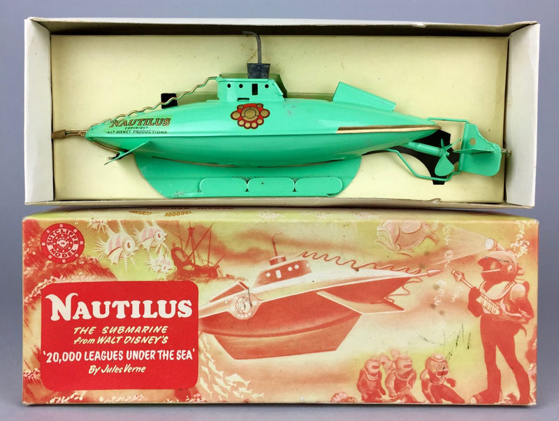 SUTCLIFFE MODELS TINPLATE CLOCKWORK DISNEY'S 'NAUTILUS THE SUBMARINE'