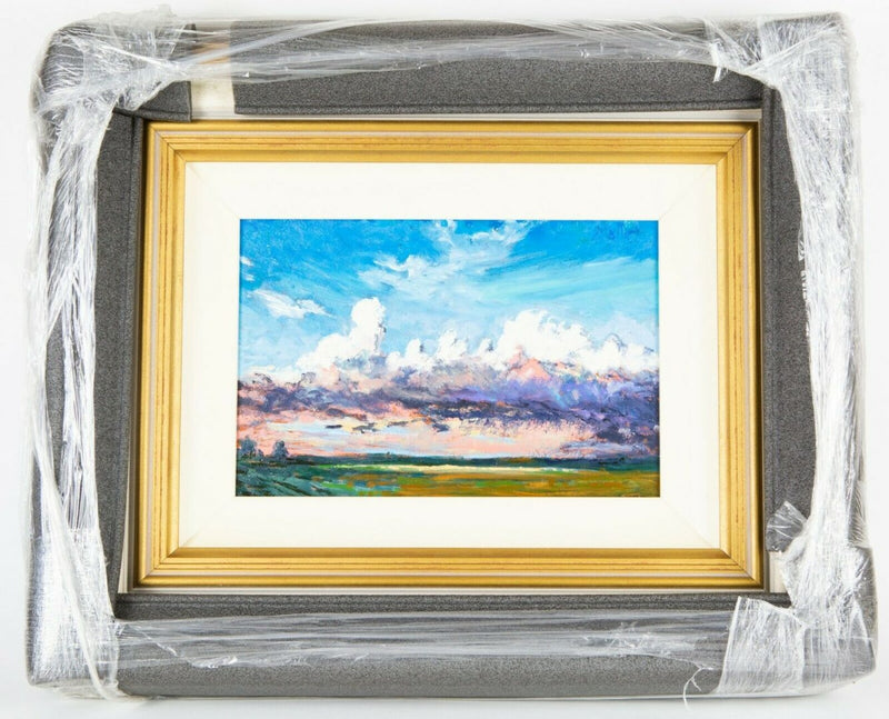 TIMMY MALLETT (BRITISH, b.1955) -CLOUD HIGH- OIL ON BOARD PAINTING, SIGNED
