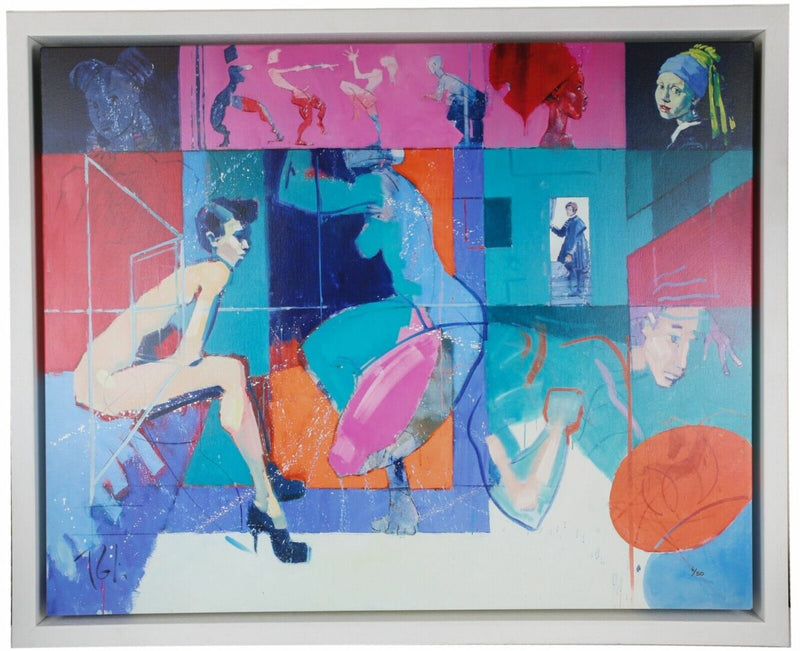 TOBY MULLIGAN (BRITISH, b.1969) -PROVOCATIVE INFLUENCE- LIMITED EDITION PRINT 12/50 & COA