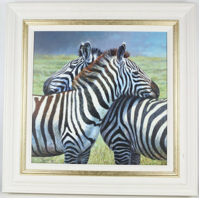 TONY FORREST (BRITISH, b.1961) -NEAREST &amp; DEAREST- LIMITED EDITION ZEBRA PRINT, 10/195