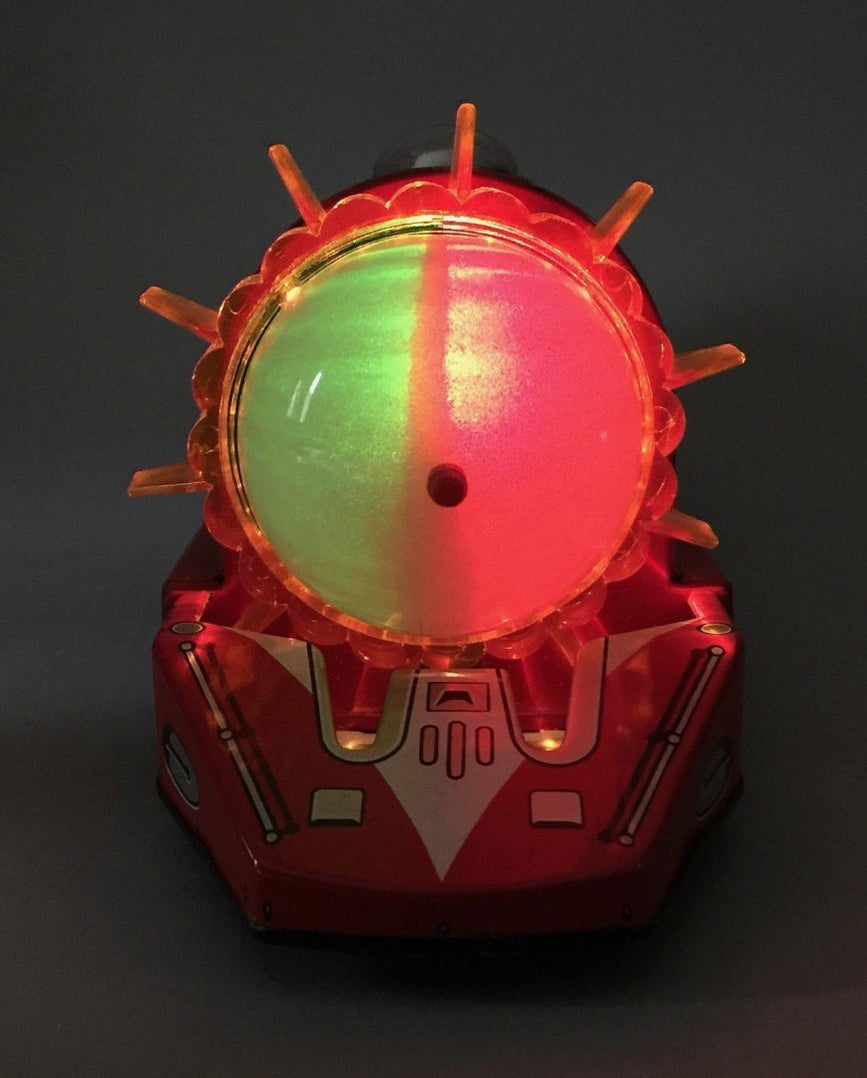 Tps -Magic Color Moon Express- Vintage Japanese Battery Operated Rocket ...