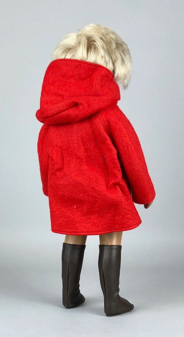 TRENDON SASHA DOLL 'GREGOR FAIR' BOY No. 4-305 LONDON OUTFIT RED DUFFLE COAT BOX