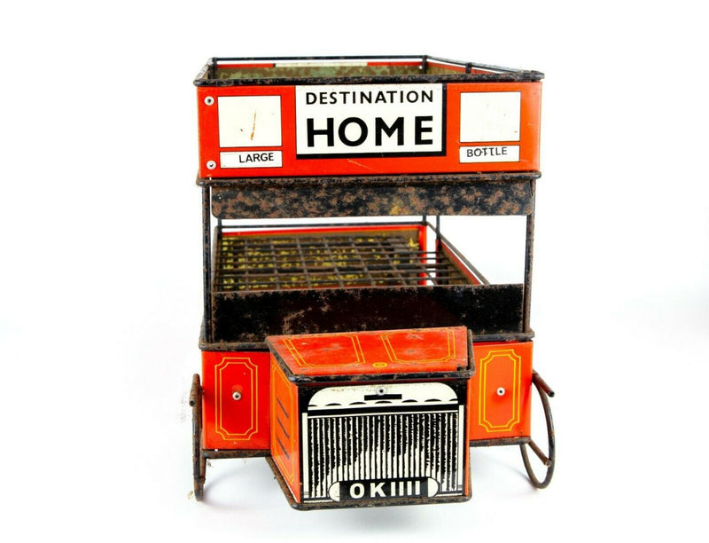 1950s GUINNESS PROMOTIONAL LONDON BUS TRUCK BOTTLE HOLDER CRATE