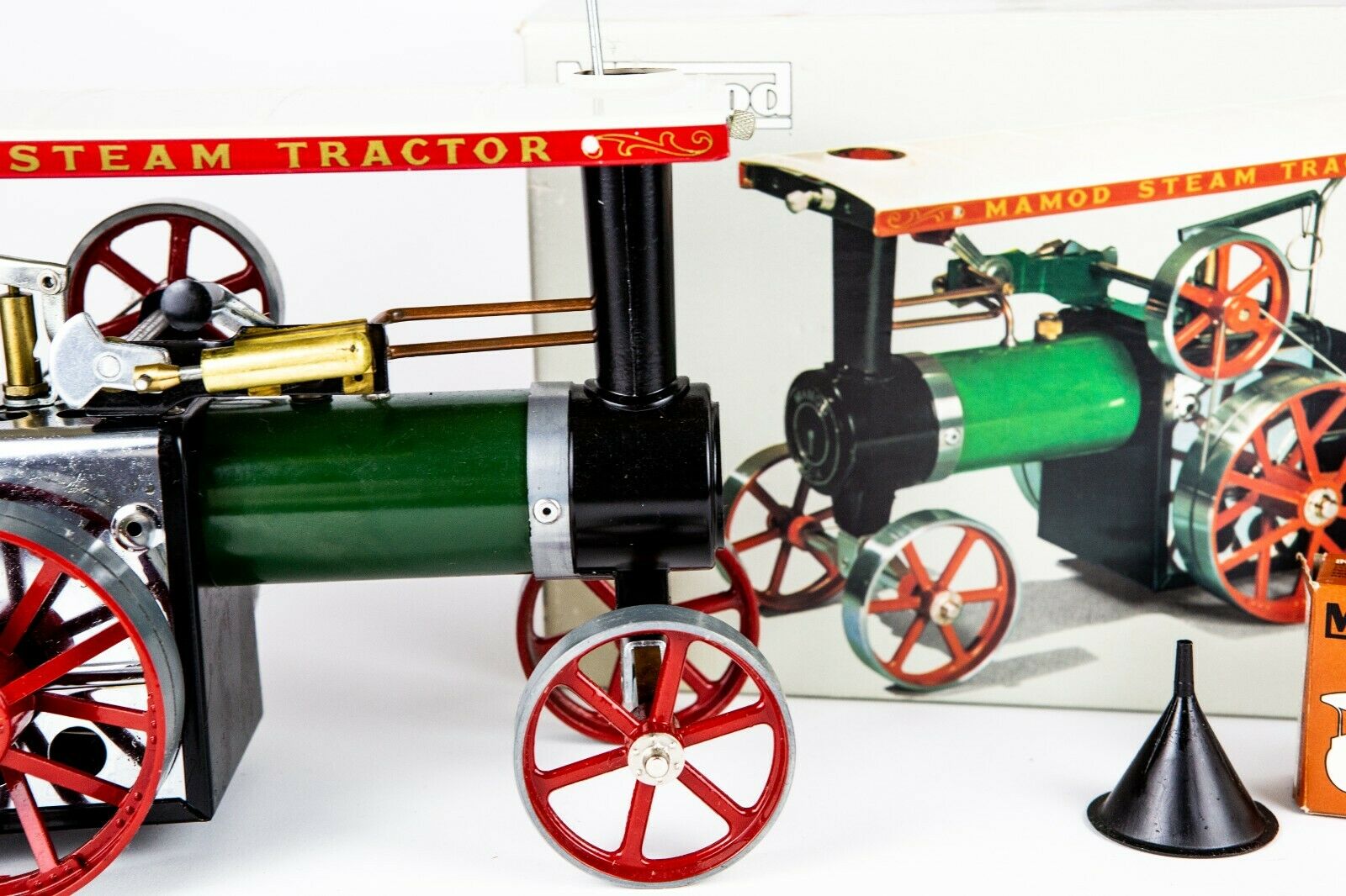 Mamod Steam Tractor English Traction Engine Model Te1A, Boxed — PM