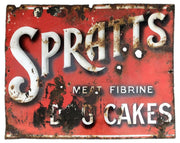 Spratts Enamel Sign