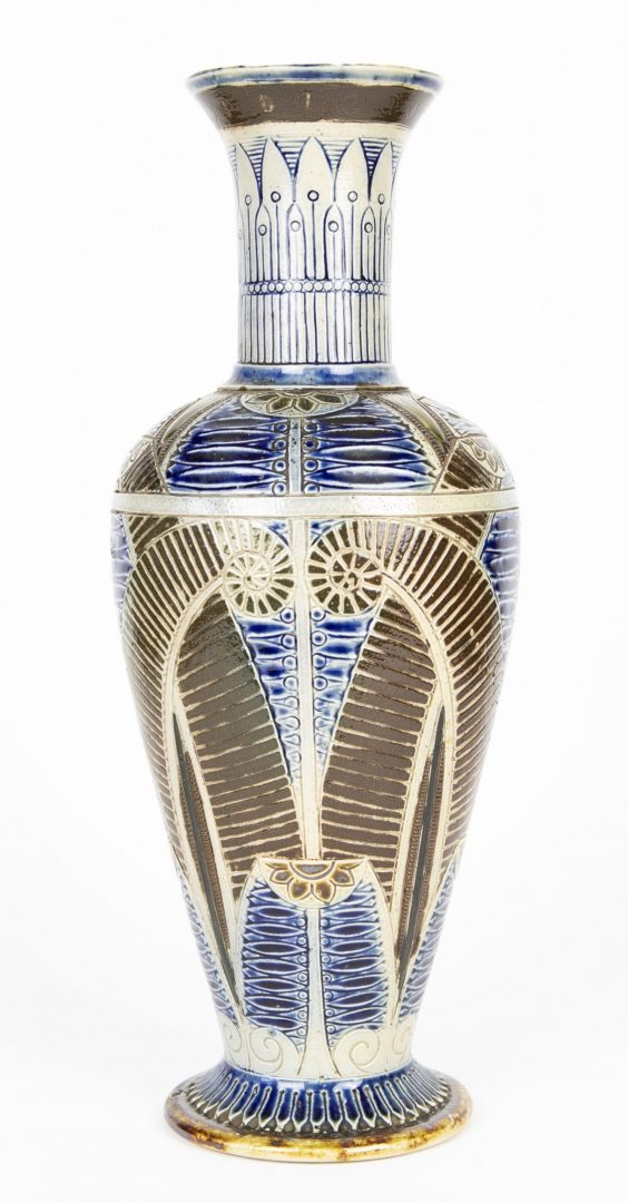 MARTIN BROTHERS, 1875 - STUDIO POTTERY GLAZED VASE, SIGNED