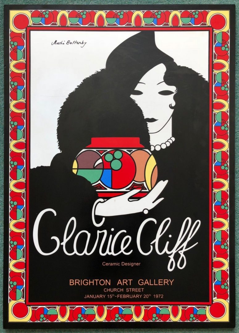 WEDGWOOD 'CLARICE CLIFF, FIRST LADY OF ART DECO' LARGE LIMITED EDITION WALL PLAQUE &amp; COA