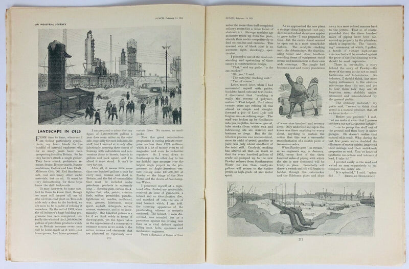 WILLIAM AUGUSTUS SILLINCE 'INDUSTRIAL JOURNEY' PUNCH MAGAZINE WATERCOLOUR, SIGNED