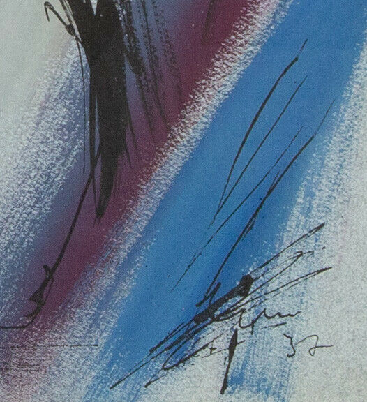 WILLIAM GEAR (SCOTTISH, 1915-1997) -FEMALE NUDE- INK GOUACHE STUDY 1937, SIGNED
