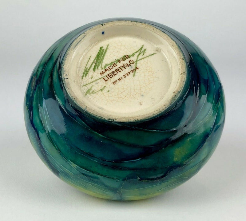 WILLIAM MOORCROFT for LIBERTY &amp; Co. -HAZELDENE- SQUAT BALUSTER VASE No. 397964