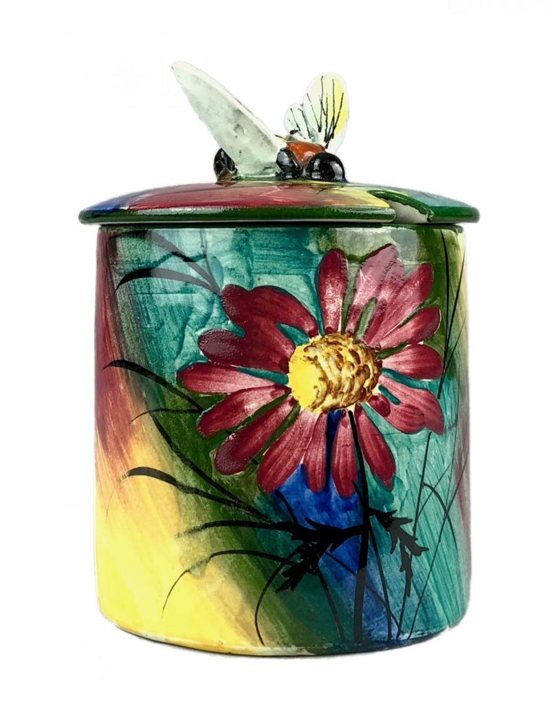 WEMYSS PORCELAIN PRESERVE POT & COVER