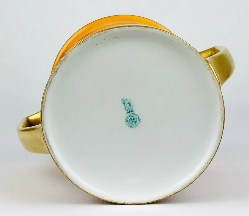 ROYAL DOULTON PLOUGHING HORSE SUNSET SCENE TWIN-HANDLED VASE
