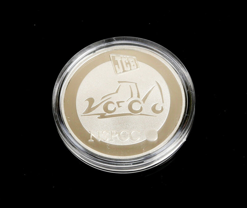 2000 JCB / NSPCC LIMITED EDITION 925 SILVER COIN MEDAL & C.O.A