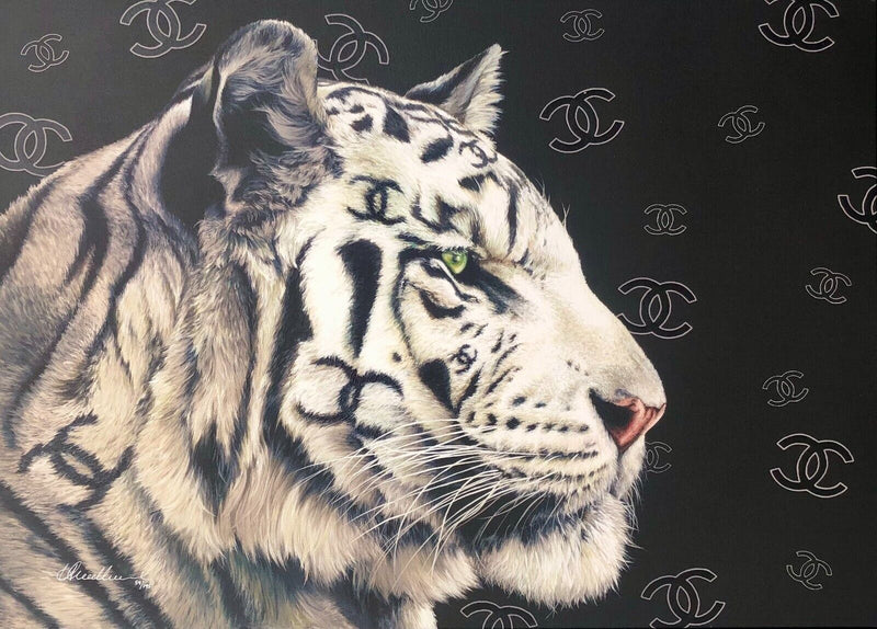 HAYLEY GOODHEAD 'CATWALK COUTURE' LIMITED EDITION TIGER PRINT 59/195 & C.O.A.