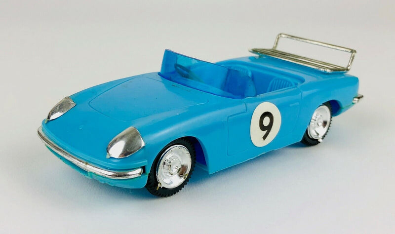 TELSALDA, HONG KONG LOTUS ELAN S2 No. 25100 VINTAGE FRICTION CAR MODEL TOY BOX