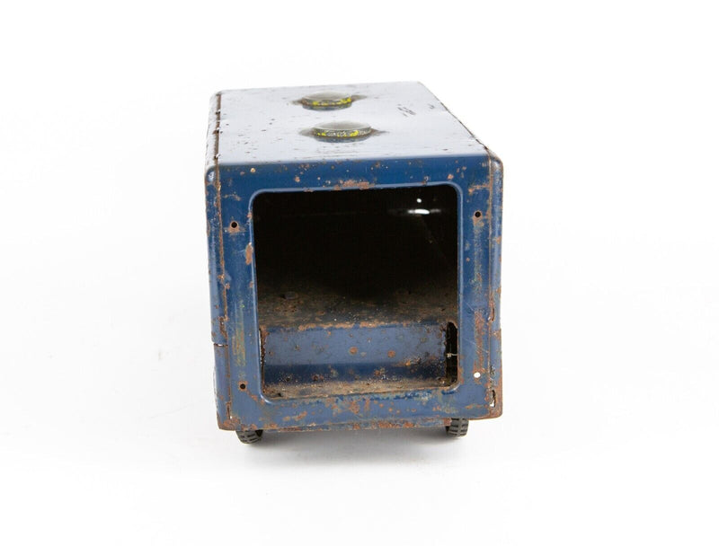 VINTAGE TRIANG PRESSED STEEL TIN PLATE BLUE MAIL TRUCK LORRY VAN TOY MODEL