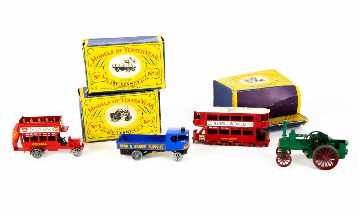 MATCHBOX MODELS OF YESTERYEAR 1ST SERIES EDITION COLLECTION Y1 Y2 Y3 Y4, BOXED