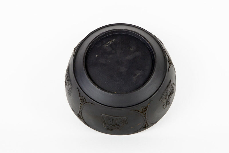 WEDGWOOD BLACK BASALT JASPERWARE NEO-CLASSICAL DESIGN BOWL