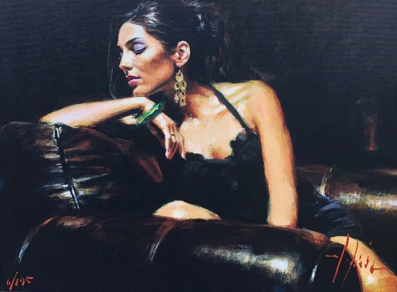 FABIAN PEREZ 'TESS III' LARGE LIMITED EDITION PRINT 6/195 & C.O.A.