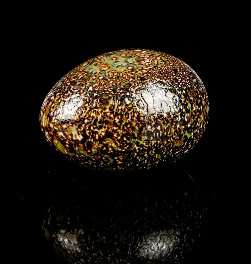OIVA TOIKKA for IITTALA - SCANDINAVIAN STUDIO ART GLASS DESIGN BIRD EGG, 8cm