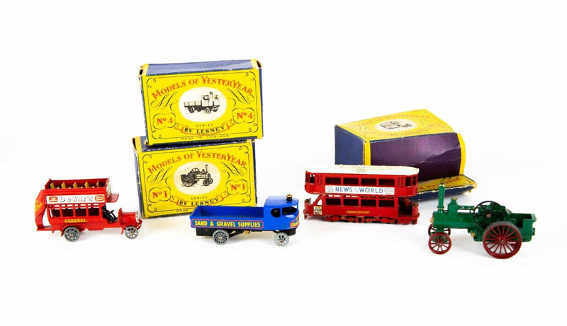 MATCHBOX MODELS OF YESTERYEAR 1ST SERIES EDITION COLLECTION Y1 Y2 Y3 Y4, BOXED