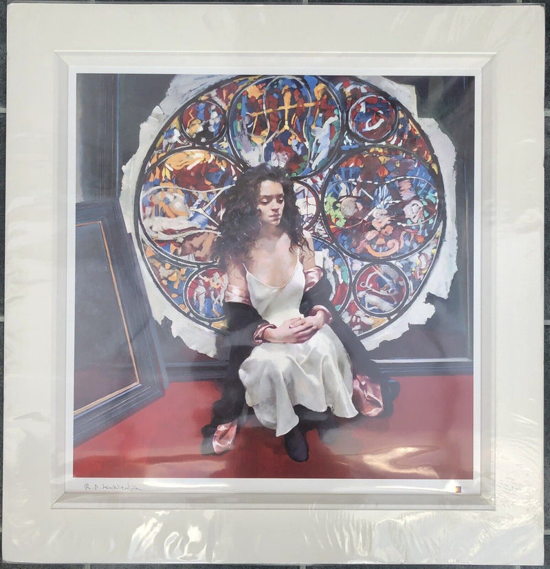 ROBERT LENKIEWICZ 'ANNA NAVAS, LAST JUDGEMENT MURAL' LIMITED EDITION PRINT & C.O.A.