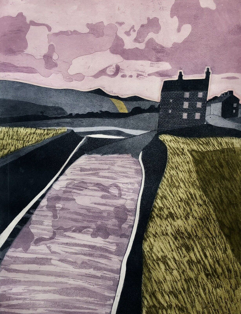 JOHN BRUNSDON 'REFLECTIONS' LIMITED EDITION ETCHING PRINT 16/100, SIGNED