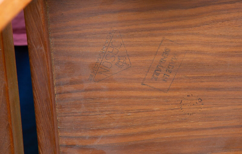 KURT OSTERVIG for JASON MOBLER - RETRO MID-CENTURY DANISH TEAK NEST OF TABLES