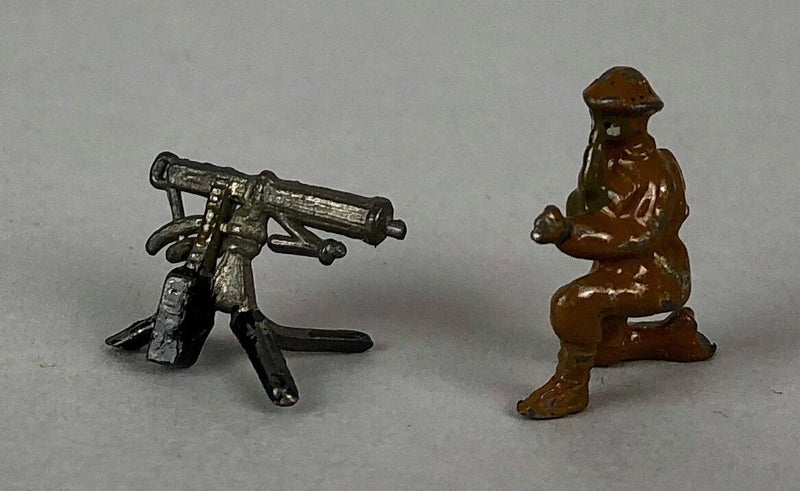 SKYBIRDS SCALE MODELS, MOTOR CYCLE DISPATCH RIDER, MACHINE GUN & CREW- SET No. 9