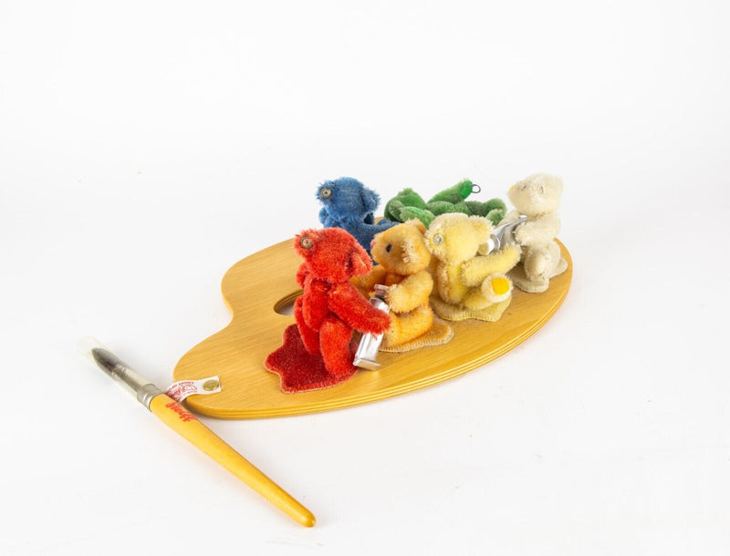 STEIFF -MINI COLOUR SPLASH- LIMITED EDITION PAINT PALETTE TEDDY BEARS 038310