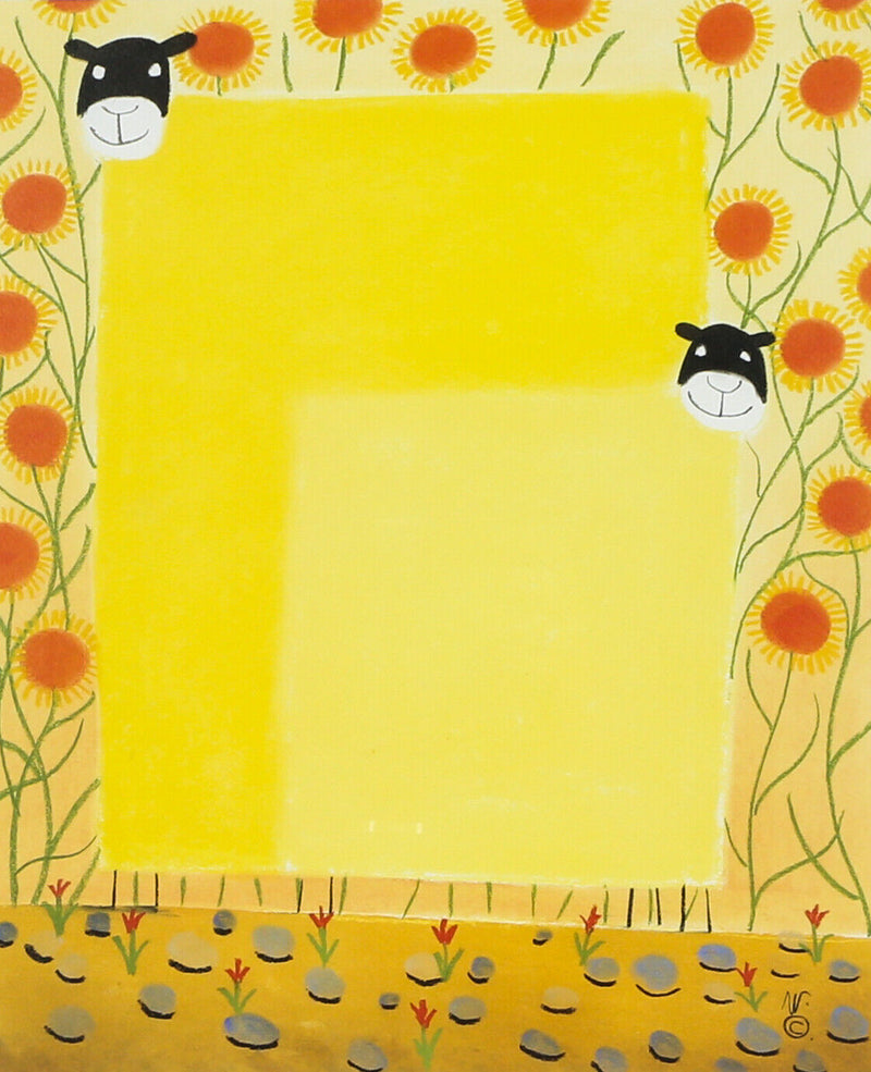 MACKENZIE THORPE 'THE CHILDREN' LIMITED EDITION SHEEP PRINT C.O.A.