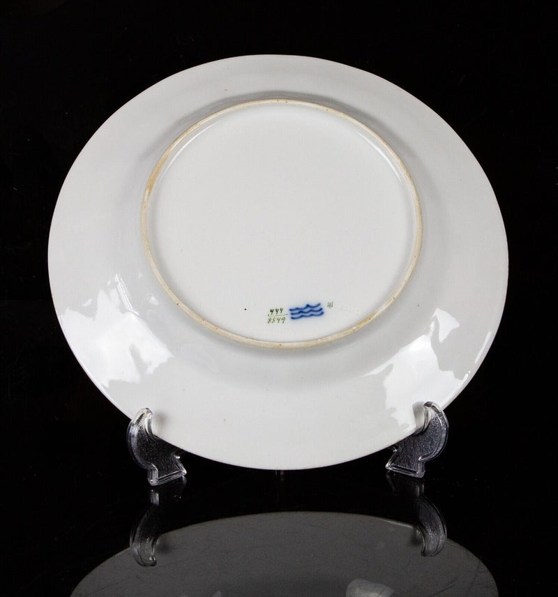 ROYAL COPENHAGEN 'HENRIETTE' PAINTED FLORAL GILT PORCELAIN DINNER PLATE DISH 8549