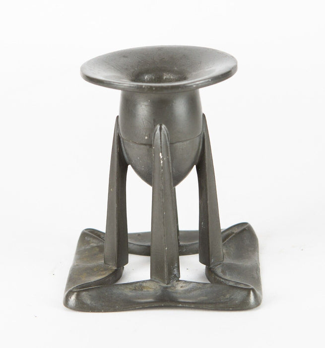 ARCHIBALD KNOX for LIBERTY & Co. - TUDRIC PEWTER BULLET-FORM CANDLESTICK No. 0222