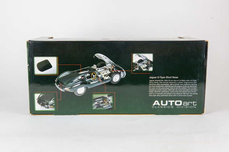 AUTOART, JAGUAR D-TYPE SHORT NOSE, CLASSICS DIVISION 1:18 PRECISION MODEL 75361