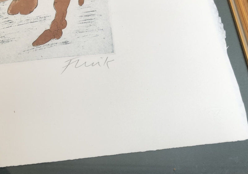 DAME ELISABETH FRINK -BULLRING- LIMITED EDITION ETCHING & AQUATINT PRINT, SIGNED