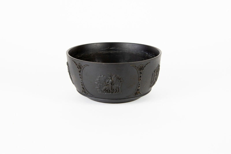 WEDGWOOD BLACK BASALT JASPERWARE NEO-CLASSICAL DESIGN BOWL