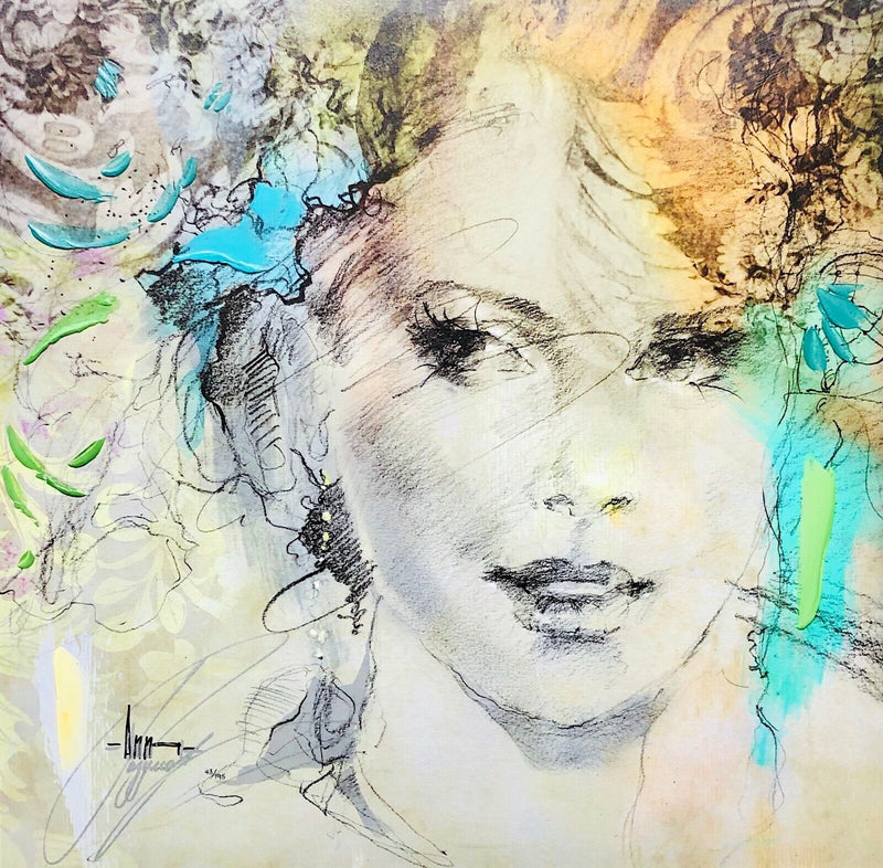 ANNA RAZUMOVSKAYA 'FUSION' LARGE LIMITED EDITION PRINT 43/195 & C.O.A.