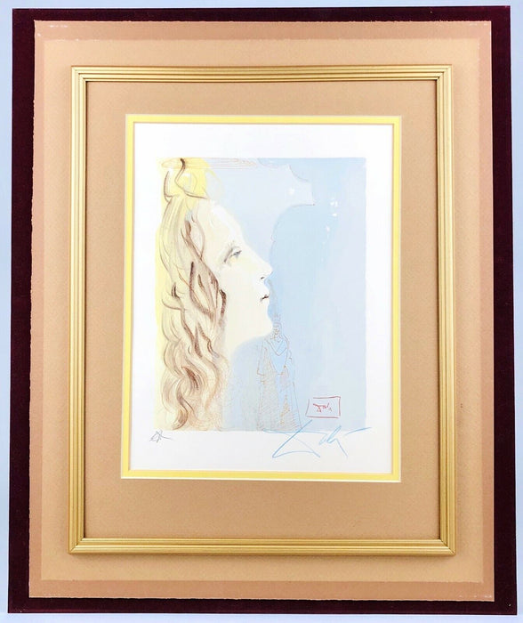 SALVADOR DALI 'GREATEST BEAUTY OF BEATRICE' LITHOGRAPH PRINT, SIGNED
