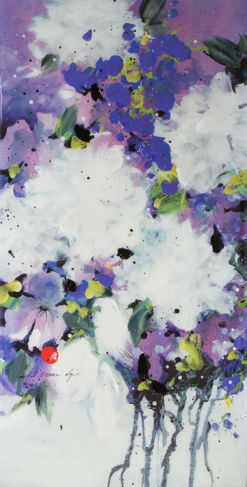 DANIELLE O'CONNOR AKIYAMA 'POSTERITY I' LIMITED EDITION FLOWER PRINT & C.O.A.