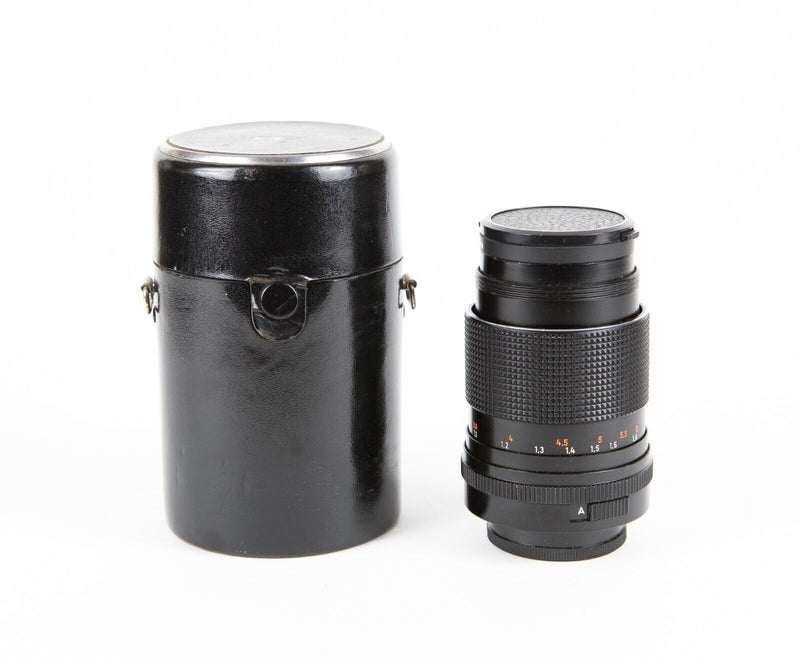 CARL ZEISS JENA DDR MC S 1:3.5 F=135 HDYA 49MM SKYLIGHT CAMERA LENS & CASE